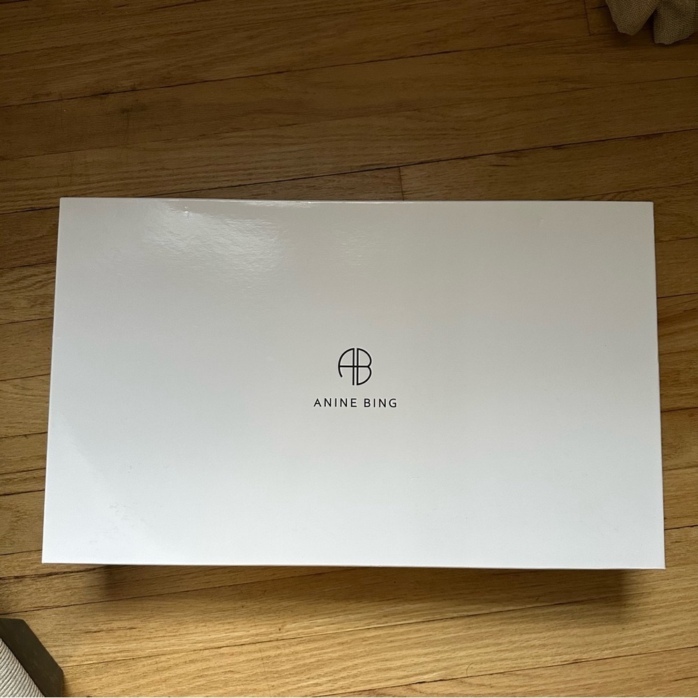 NEW Anine Bing Felicia Boots in Black Croc - Picture 13 of 15